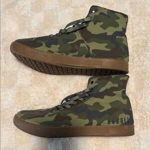 NOBULL Green and Brown Camouflage Sneakers